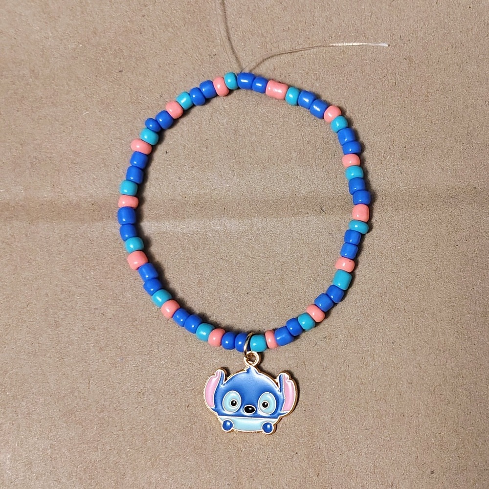 NEW! Jenny’s Handmade Stitch Bracelet Blue & Pink